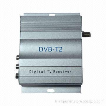 DVB-T2 Automatic Digital TV Receiver for Car, 1,000 Channels Storage